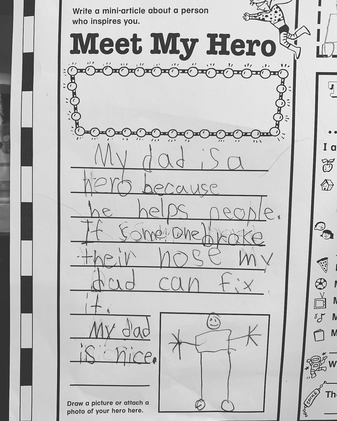 Instagram post by Dr. W. Matthew White: OMG. Love my son. 😍☺️