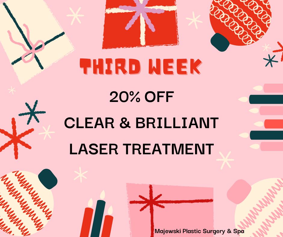 Instagram post by Dr. W. Tomasz Majewski: Clear & Brilliant has become our most popular skincare service! If you have been thinking about getting a Clear & Brilliant laser treatment,…