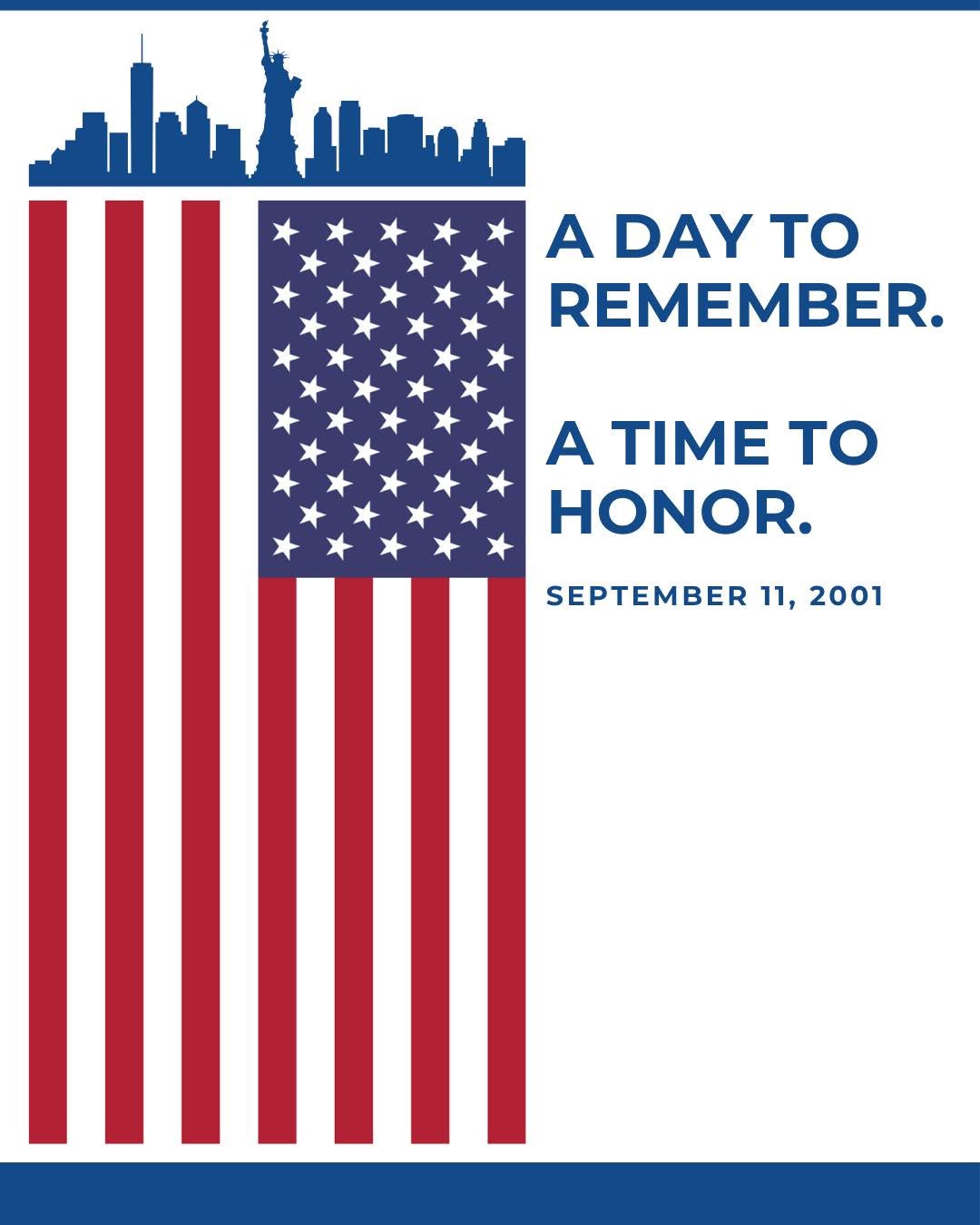 Instagram post by Dr. Waheed Mohamed, DDS: 25 years have passed, but we have not forgotten. On this anniversary of September 11, we remember those who lost their lives, honor the firs…