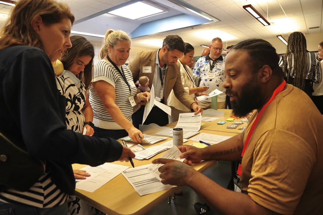 Instagram post by Dr. Walter F. Roettinger: Brown University Health Center for Health and Justice Transformation recently hosted a reentry simulation with Leadership Rhode Island (@Lea…