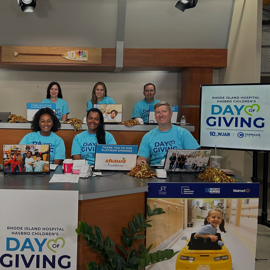 Instagram post by Dr. Walter F. Roettinger: Tune in now on @nbc10wjar and Cumulus Providence radio to hear moving, first-hand stories from patients whose lives were changed at Rhode Is…
