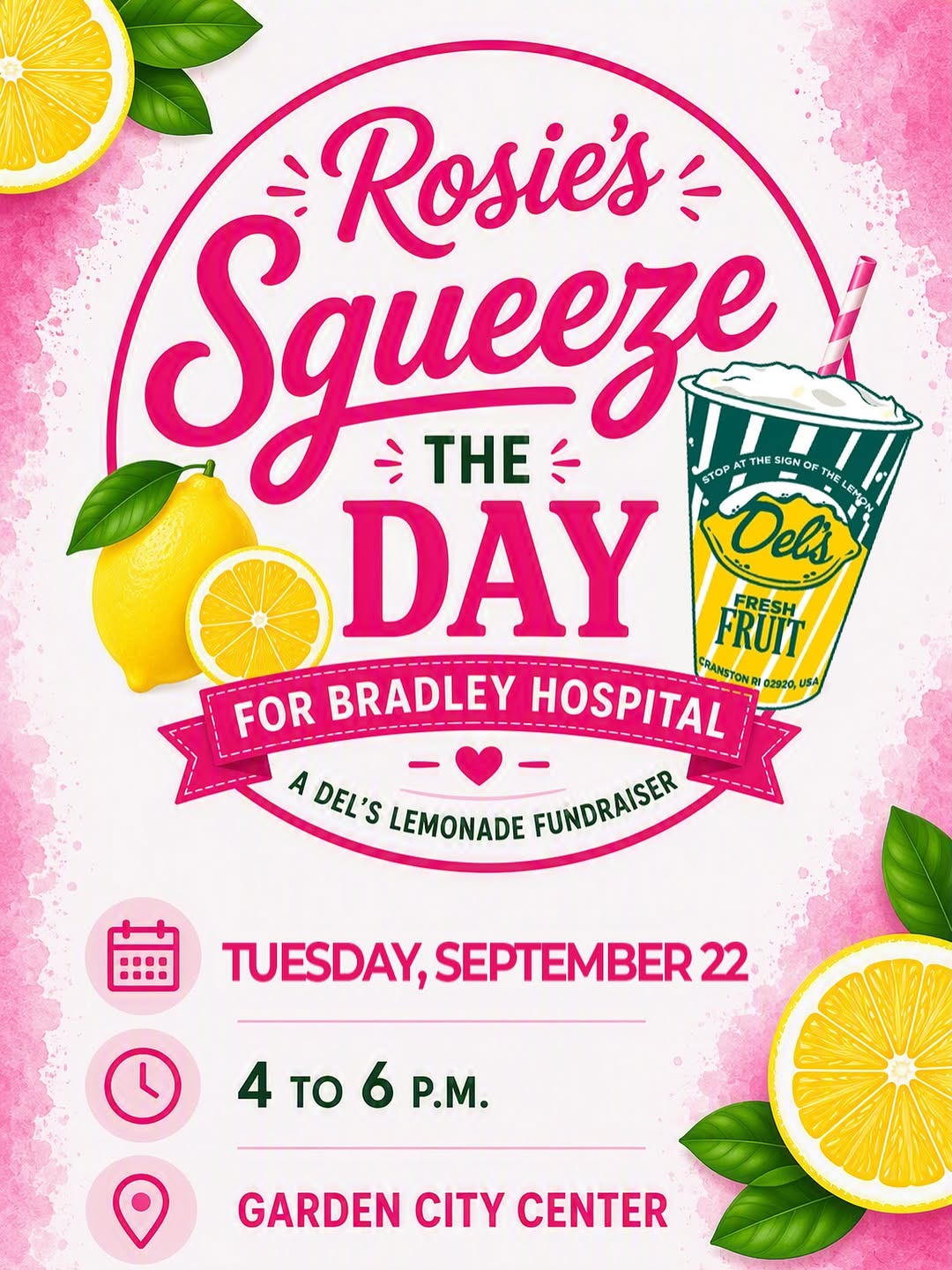 Instagram post by Dr. Walter F. Roettinger: 🍋 When life gives you lemons, give back! Join Rosie DiMare of The Real Housewives of Rhode Island for Rosie’s Squeeze the Day, a special De…