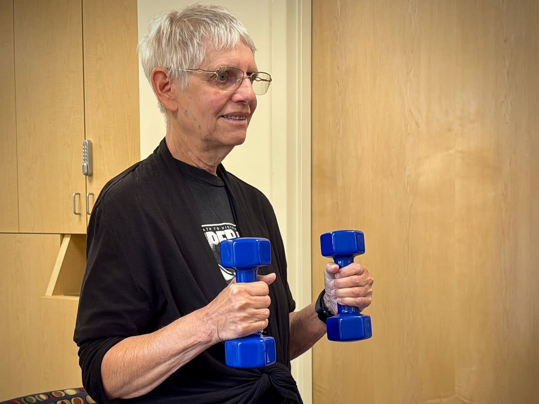 Instagram post by Dr. Warren Schubert: Ellen Lewin loves to walk. The former community college teacher spent decades staying active, often reaching 20,000 steps a day. But about 1…