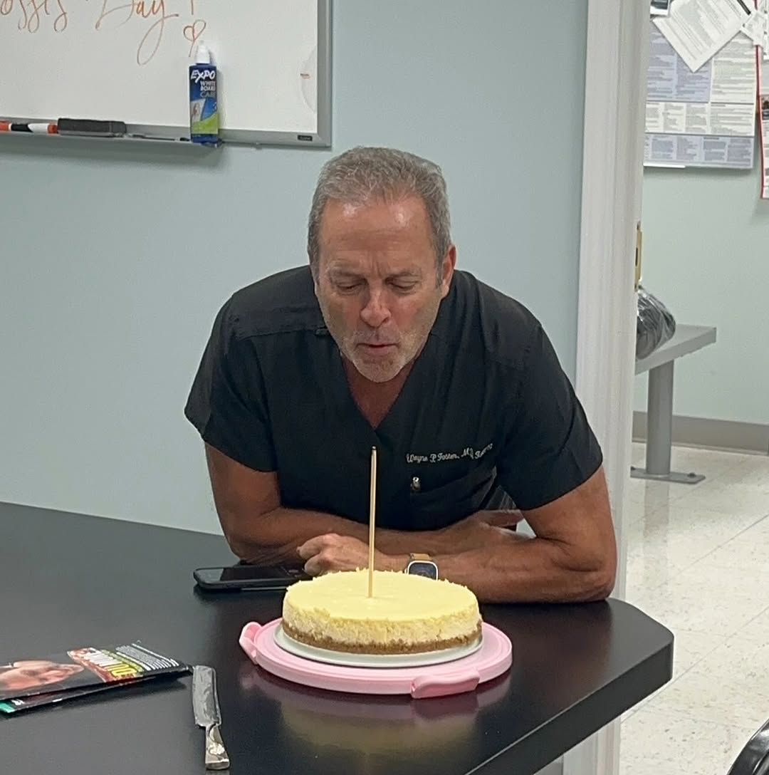 Instagram post by Dr. Wayne Foster: 🎉 Happy Birthday to Dr. Foster! 🎉 Today we celebrate the heart of FosterMD — an incredible physician, leader, and mentor who inspires us e…