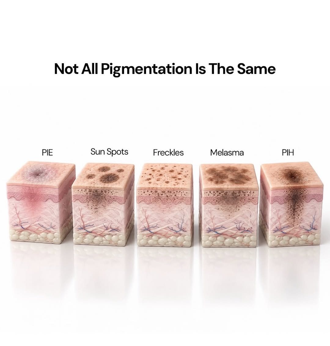 Instagram post by Dr. Wayne Lee: Not all pigmentation is the same. Call for a free consultation ☎️813-579-3359 #hyperpigmentationtreatment #SHB #SHBI #wayneleemdplastics #pi…