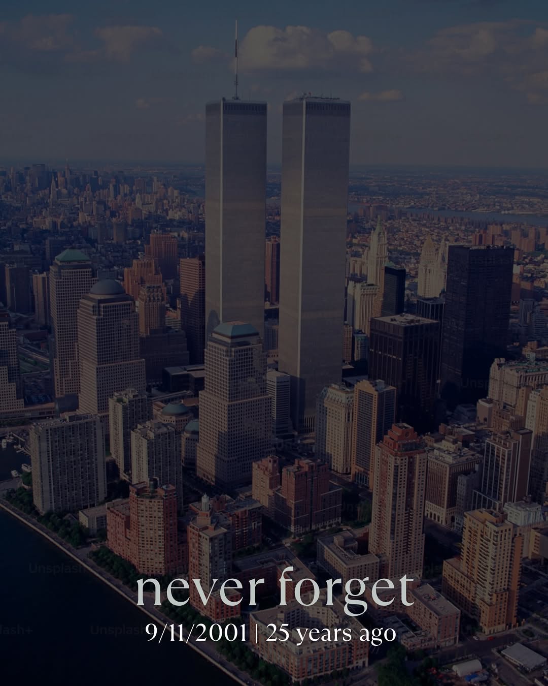 Instagram post by Dr. Wendy McFalda, DO: We remember the lives lost, the families changed, and the heroes who ran towards the danger. We remember. We honor. We will never forget.