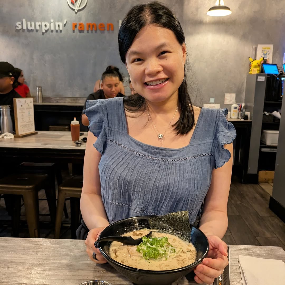 Instagram post by Dr. Wendy Ng: In case you were wondering π, yes, I do still go around Orange County eating ramen all the time... π . . #weekendvibes #buenapark #ramen