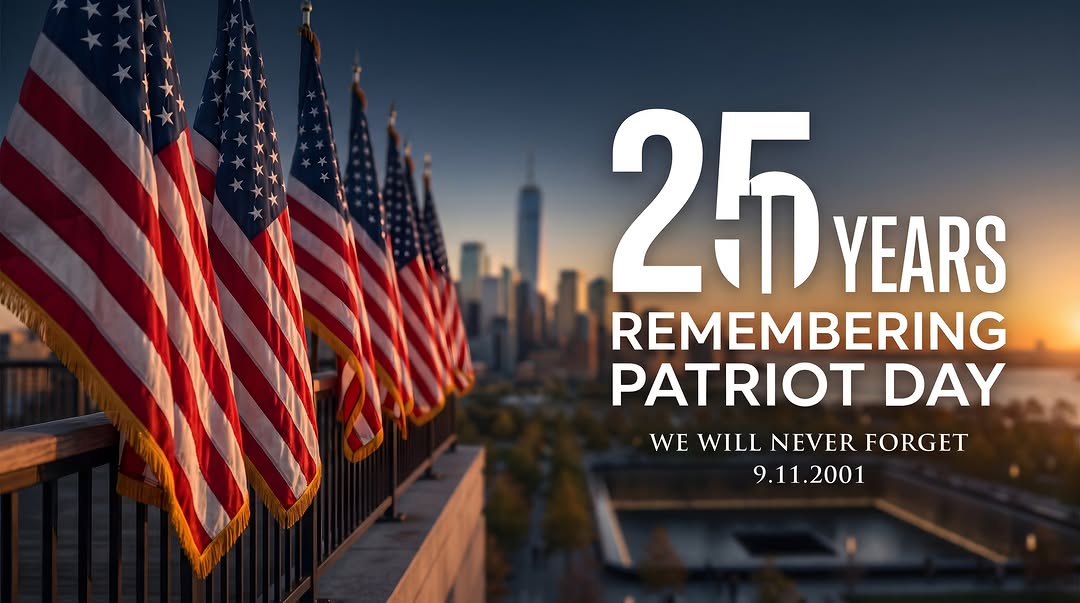 Instagram post by Dr. Wilfred R. Ehrmantraut, Jr.: On the 25th anniversary of September 11, 2001, we pause to remember the lives lost and honor the courage and sacrifice of the EMTs, firefigh…