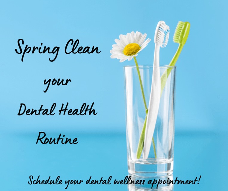 Instagram post by Dr. William H. Maras: Spiffing up your dental health routine is quick and easy! Spring is often referred to as a time for new beginnings. If your dental routine h…