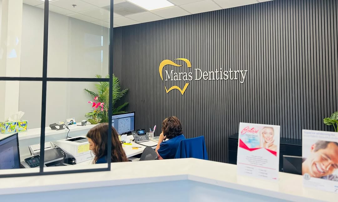 Instagram post by Dr. William H. Maras: We are excited to reveal a completely new look to the Maras Dentistry office, which recently underwent a makeover along with the practice’s …