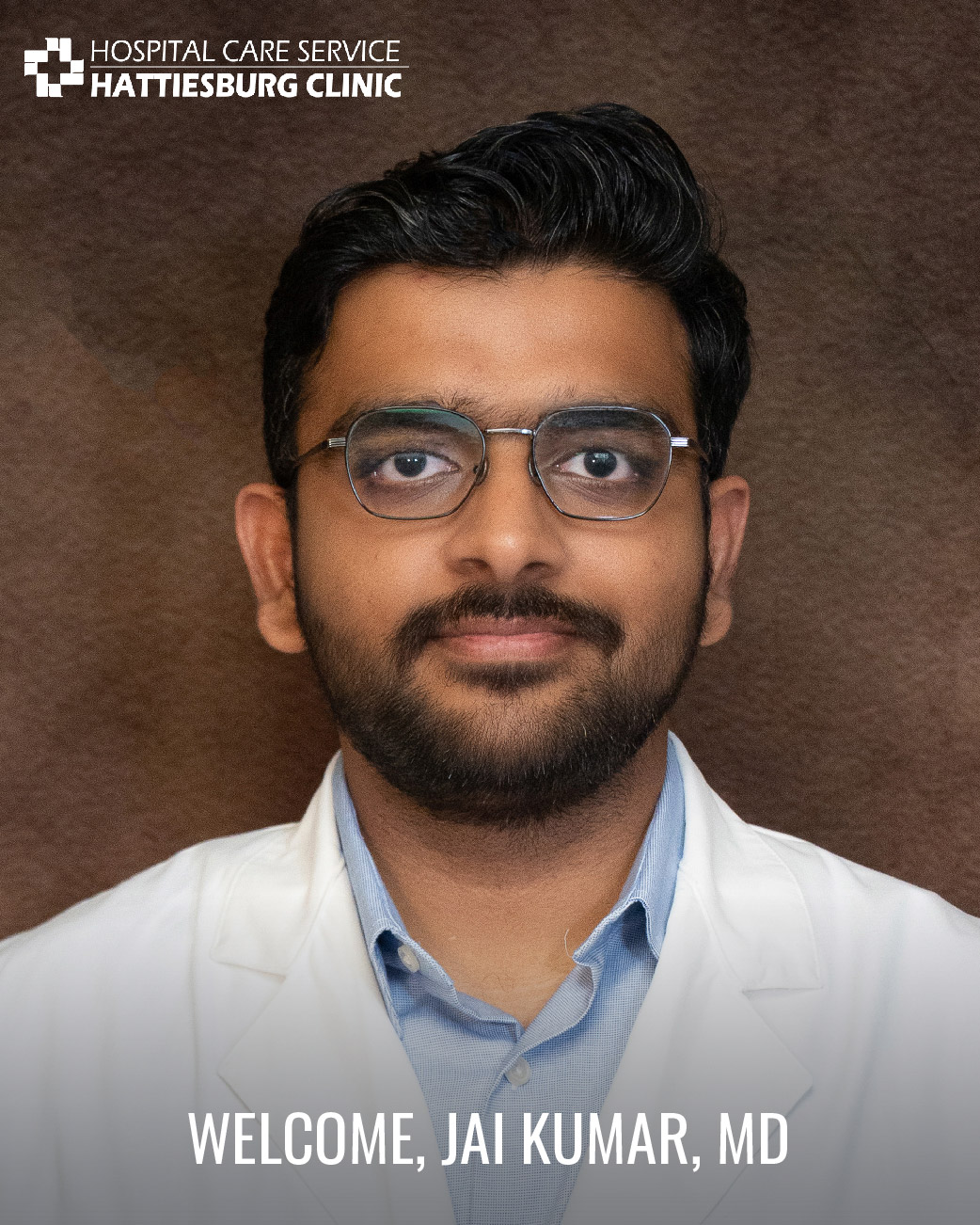 Instagram post by Dr. William L. Waller: 📣 Please join us in welcoming Jai Kumar, MD, to Hattiesburg Clinic Hospital Care Service, where he provides care for patients in the hospit…