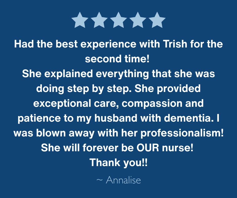 Instagram post by Dr. William Newsome: When care goes beyond clinical... Trish shows us what exceptional truly means. 💙 Thank you Trish and our South Tampa Team for continuing to…