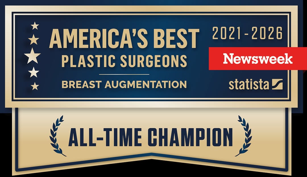 Instagram post by Dr. William P. Adams, Jr.: Humbled and honored to be recognized by @newsweek as the #1 Plastic Surgeon in the nation for Breast Augmentation for the 6th year in a row,…