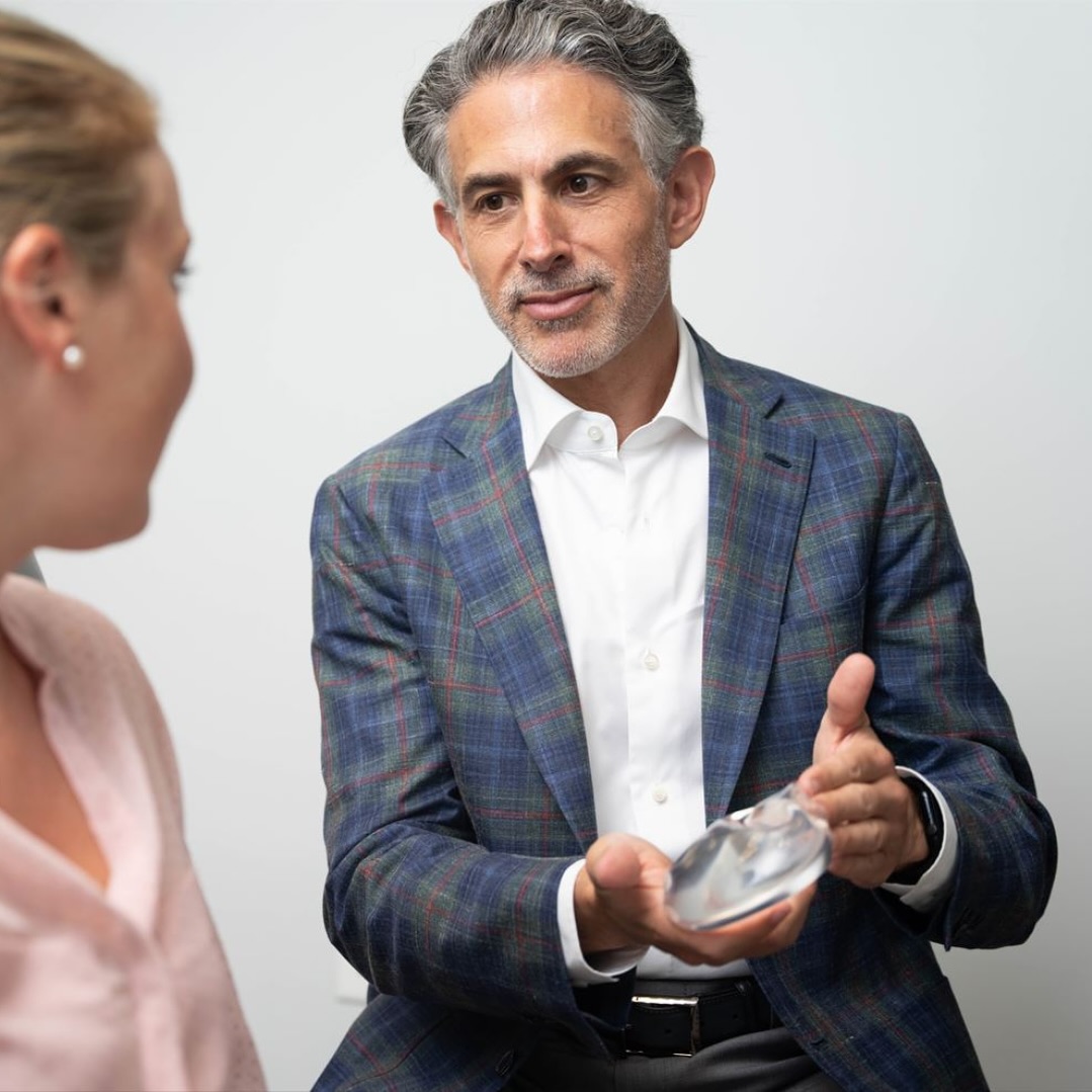 Instagram post by Dr. William Samson: As the most popular cosmetic procedure in the United States, breast augmentation is a surgery regularly performed by our physicians at New Y…