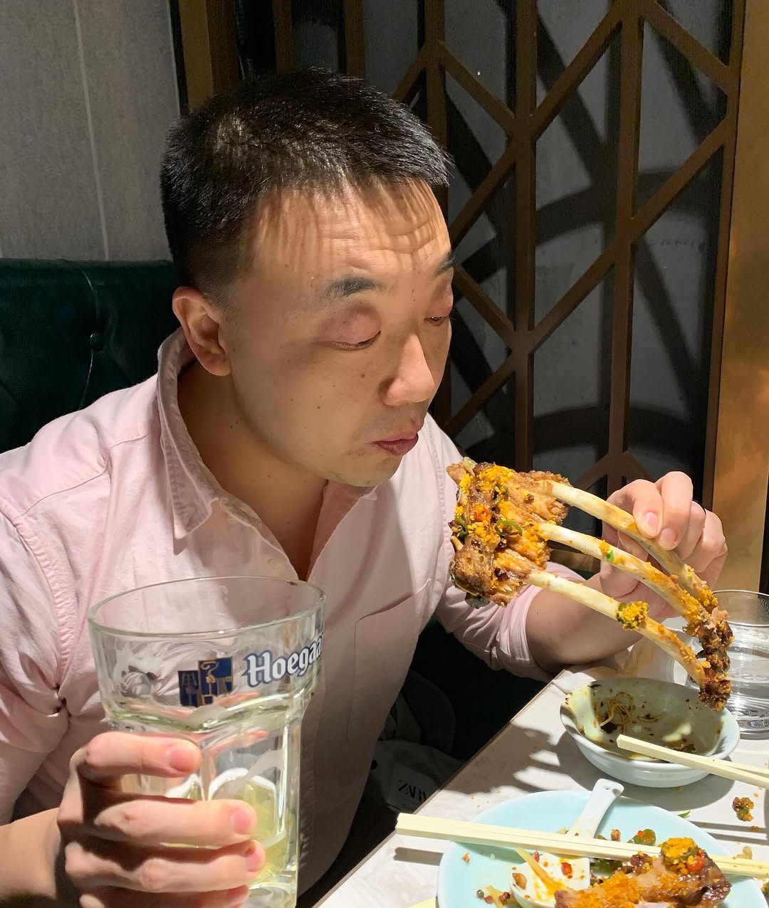 Instagram post by Dr. Xiaoti Xu: Finding Turkey dinner for Thanksgiving in China major fail, this will have to do. Hopefully next year will have better luck. #turkey #happyt…
