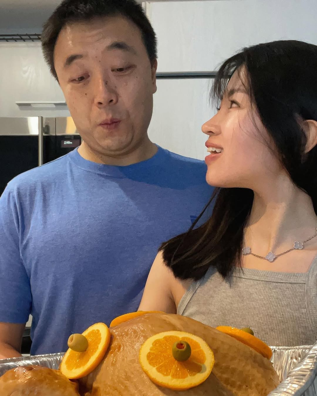 Instagram post by Dr. Xiaoti Xu: Been awhile since we’ve been able to spend Thanksgiving home. Feeling gratitude for all the ups and downs that life has given us and will br…