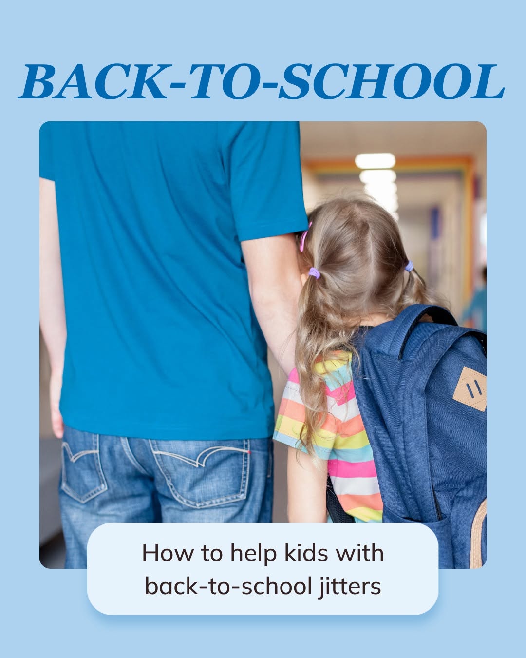 Instagram post by Dr. Yann Lin: A few back-to-school jitters are completely normal. New classrooms, new teachers, and changes in routine can bring a mix of excitement and a…