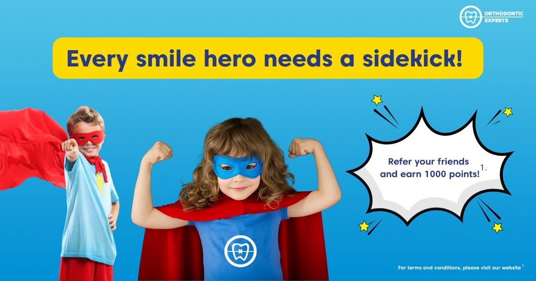 Instagram post by Dr. Yaroslav Yarmolyuk: What is your smile superpower? Super strength? 💪 Super speed? 😊 Super confidence? 😎 Super referral skills? 🦸🦸♀️ Let us know below! Whe…
