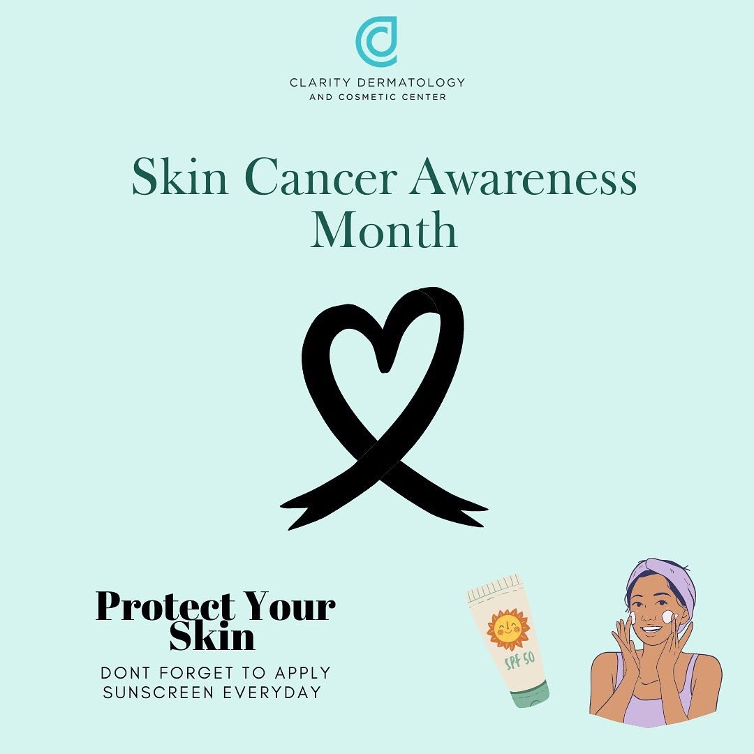 Instagram post by Dr. Yuri M. Kim: The month of May is skin cancer awareness month. Skin cancer can be caused by the uv rays from sun. So protect your skin by applying sunscre…