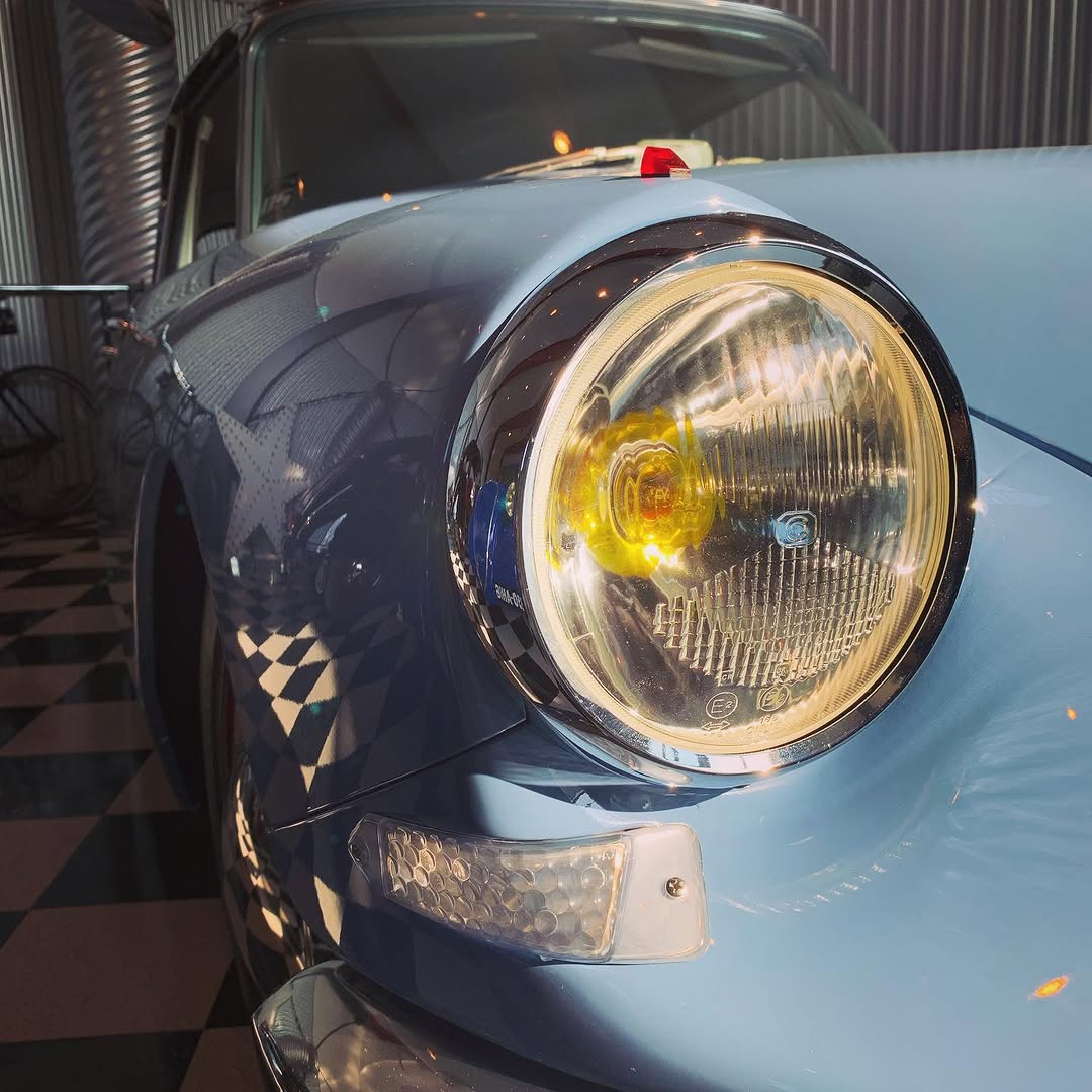 Instagram post by Dr. Zachary Joos: Design mimics nature. Beautiful eyes on this “Goddess” the #Citroen DS 👀