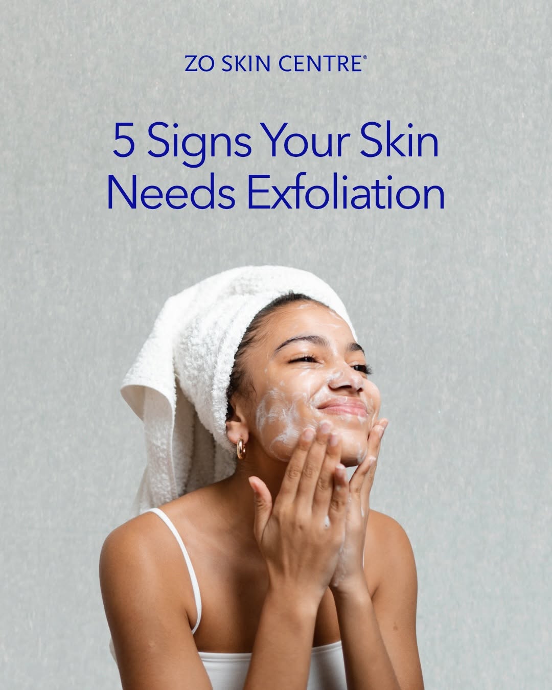 Instagram post by Dr. Zein E. Obagi: When dead skin cells build up, even the best hydrating creams can’t penetrate properly. That’s where proper exfoliation comes in. Clearing a…