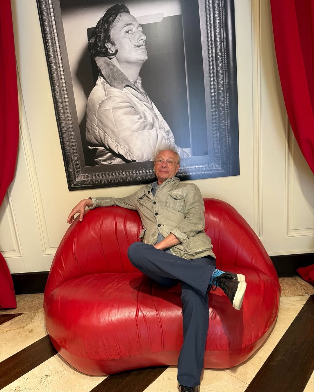 Instagram post by Dr. Zoran Potparic: A visit to an old friend, Salvador Dali, Figueres, Catalunya.