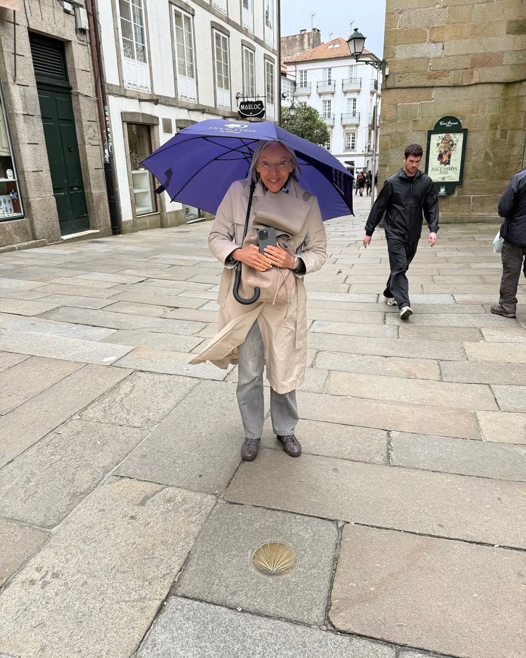 Instagram post by Dr. Zoran Potparic: Some “pilgrims” like my wife Billy, like a short cut to Santiago de Campostela pilgrimage.