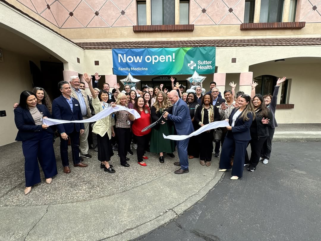 Instagram post by Kevin K. Wong: 5,000 patients and growing! 💙 Since opening in January, Sutter Health’s Benicia Primary Care Center has quickly become a resource for the l…