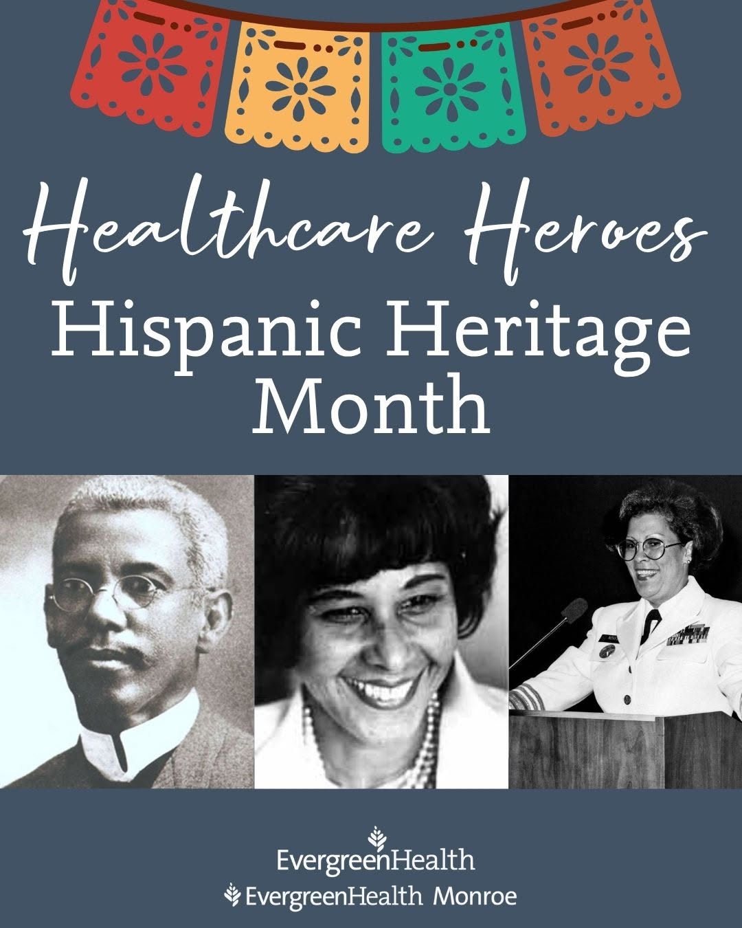 Instagram post by Marco Antonio Salazar: In honor of #HispanicHeritageMonth, we would like to celebrate the incredible pioneers whose work continues to make a lasting impact on heal…