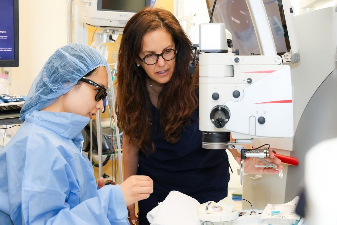 Instagram post by Patrick Boulos: The Department of Ophthalmology at Mass Eye and Ear recently welcomed first-year retina fellows from across the country for the 16th Annual …