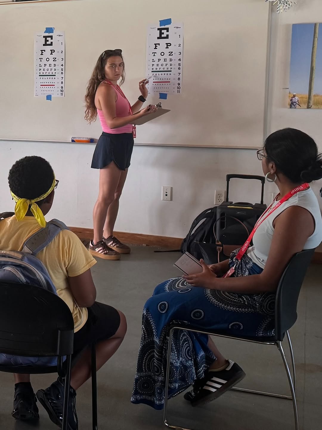 Instagram post by Patrick Boulos: As part of our commitment to the community, Mass Eye and Ear visits @CampHarborView several times each summer to provide vision screenings f…