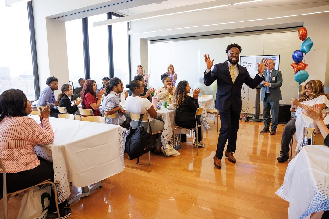 Instagram post by Patrick Boulos: Congratulations to this summer's @YearUpUnited graduating class of interns! 🎉 Since partnering with Year Up United in 2022, Mass Eye and Ea…