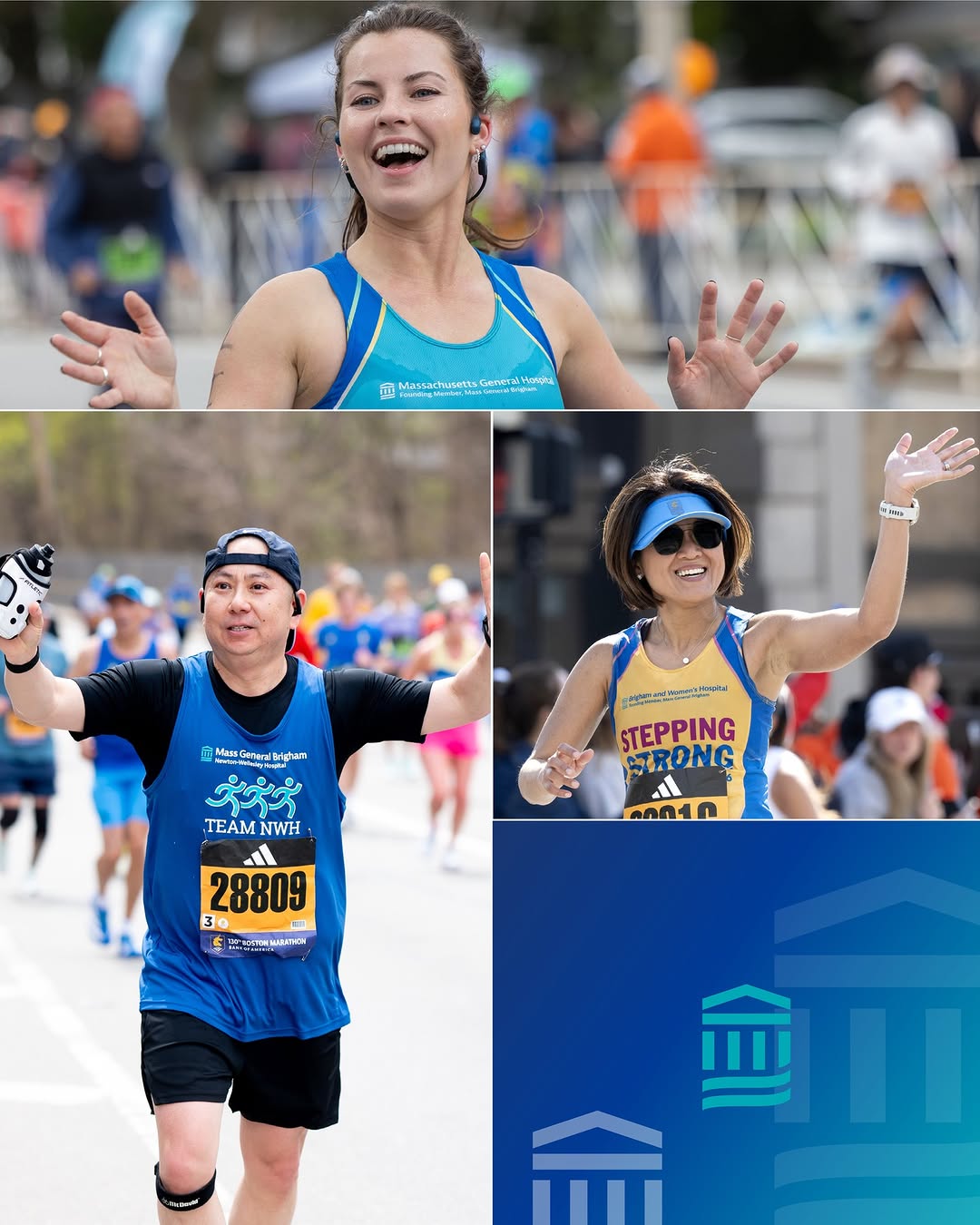 Instagram post by Patrick Boulos: Ready to take on the race of a lifetime? Applications are OPEN NOW for the Mass General Brigham Marathon Team (@RaceForMGB)! 💙 Choose the c…