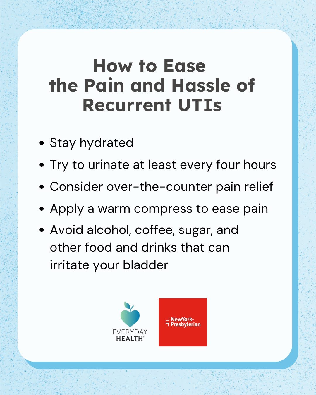 Instagram post by Sang Woo Lee: Are recurrent urinary tract infections disrupting your daily life? You aren't alone. These simple steps, along with standard antibiotic trea…