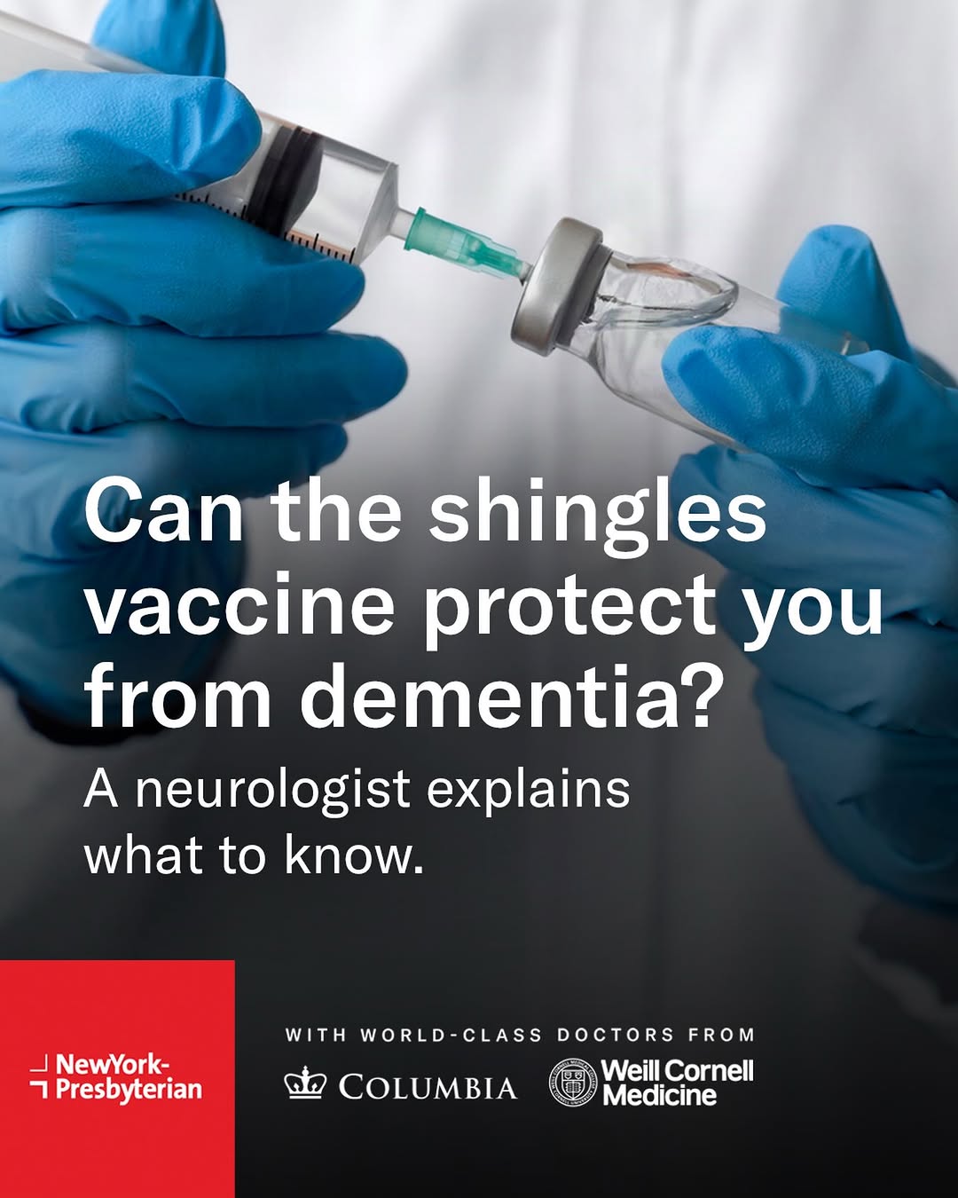 Instagram post by Sang Woo Lee: New research suggests older adults who receive the shingles vaccine may be less likely to develop dementia, yet only about one-third of all …