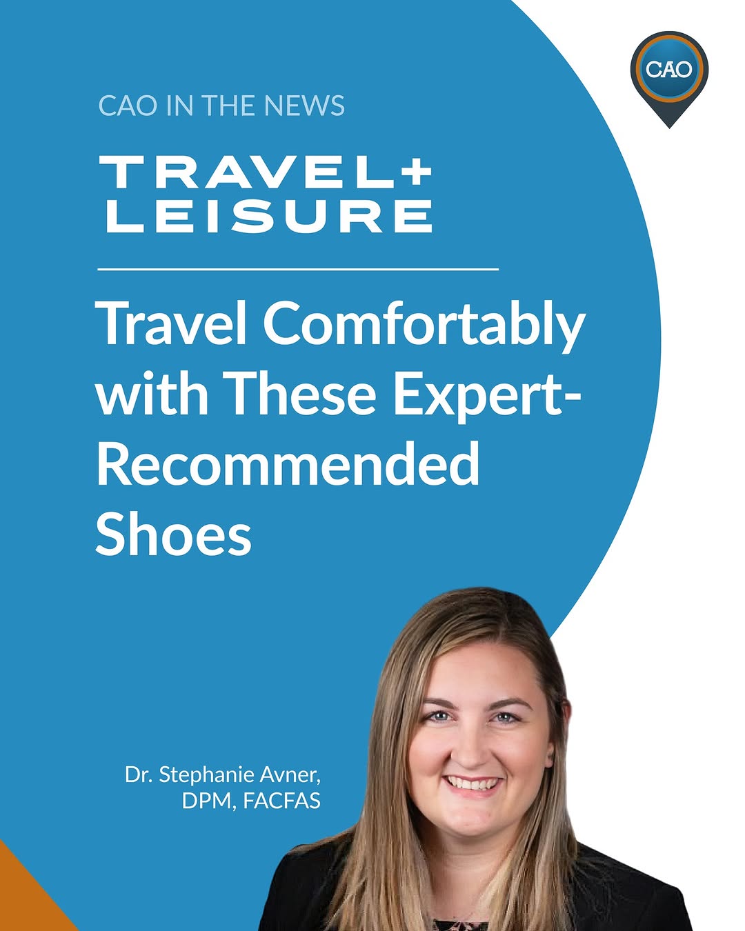 Instagram post by Steven Bernstein: Long days of sightseeing can put extra stress on your feet, making the right shoes an important part of your travel plans. CAO podiatrist Dr…
