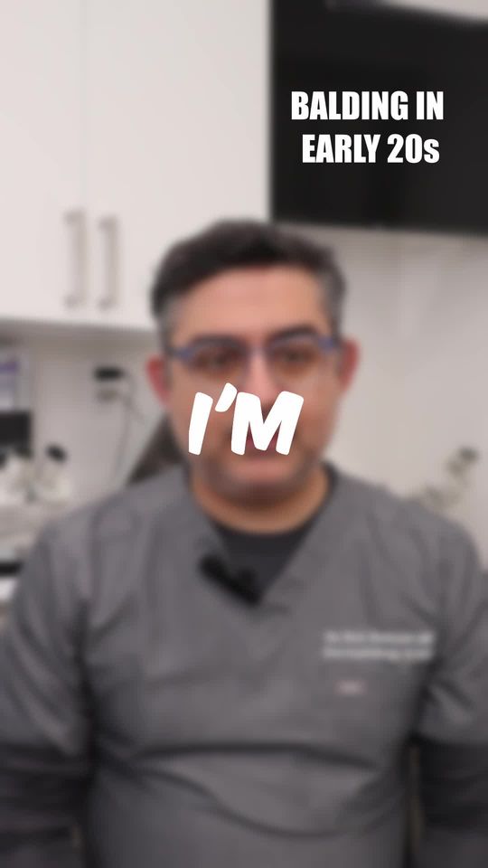 Video by Dr. Ben Behnam: Fix hairloss in your 20s with simple changes.
