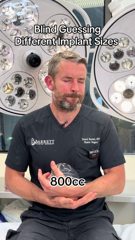 Video by Dr. Daniel Barrett: Blind Guessing Different Implant Sizes