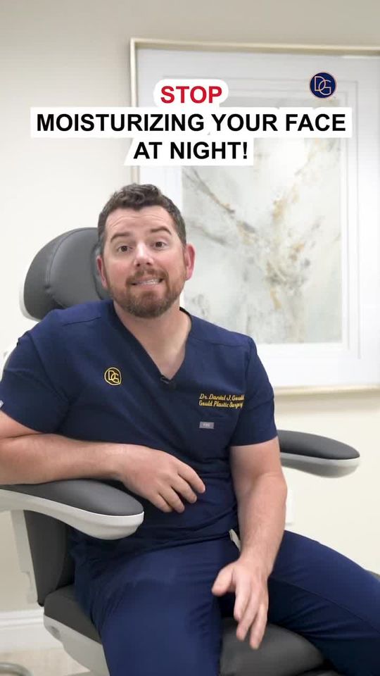 Video by Dr. Daniel J. Gould: Unpopular Opinion: Mositurizing at night is pointless!