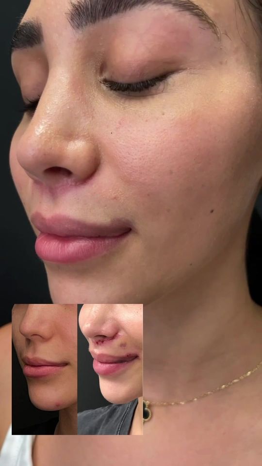 Video by Dr. David Saadat: 1 month post lip lift surgery 👏🏻 Amazing healing! Comment down below if you want more info on l…