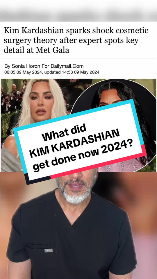 Video by Dr. David Saadat: Kim Kardashian’s Shocking Hand Transformation at Met Gala - The Truth Behind Her Dramatic Change!…