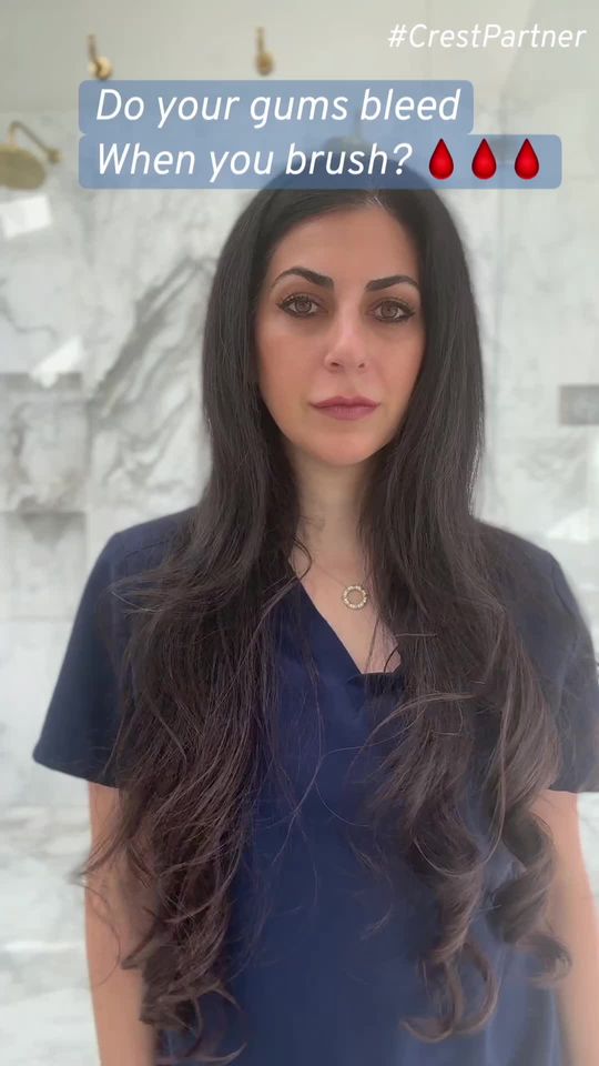 Video by Dr. Desiree Yazdan: Reality Checkup ➡️ Do your gums bleed? That's a huge red flag! Bleeding gums are NOT normal and a…