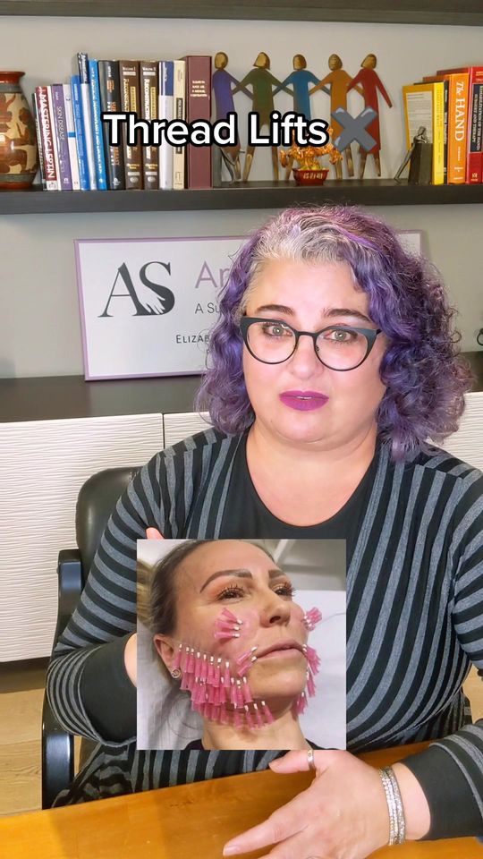 Video by Dr. Elizabeth Slass Lee: Thread Lifts are a no go for Dr. Lee! ✖️