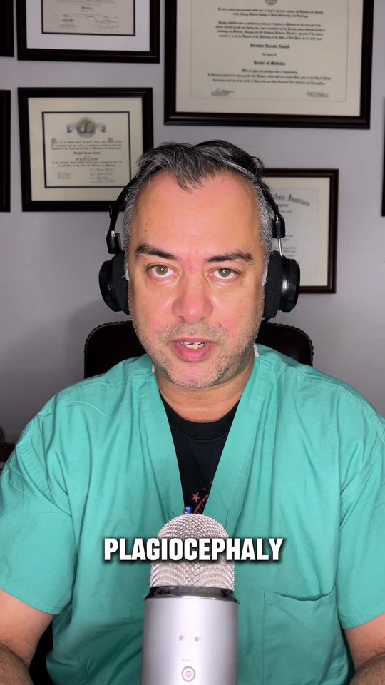 Video by Dr. Ibrahim H. Amjad: Medical Word of the Day : Positional Plagiocephaly Definition: Flatness on the back of the head t…