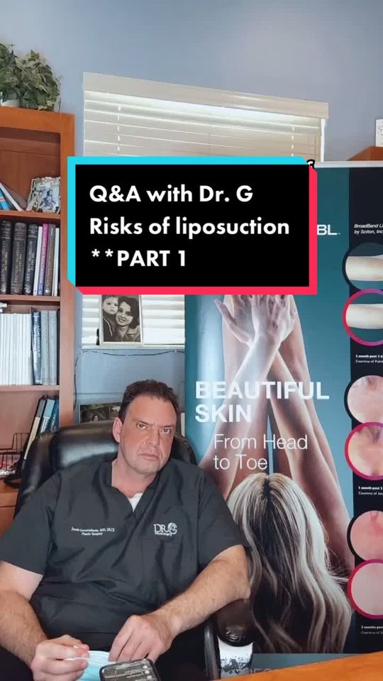 Video by Dr. Jacob Gerzenshtein: Risks that can come with a liposuction procedure - part 1