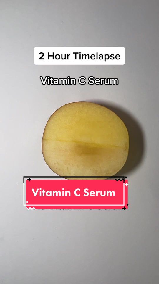 Video by Dr. Jacqueline T. Cheng: Timelapse of Vitamin C Serum vs No Vitamin C Serum 🍊✨