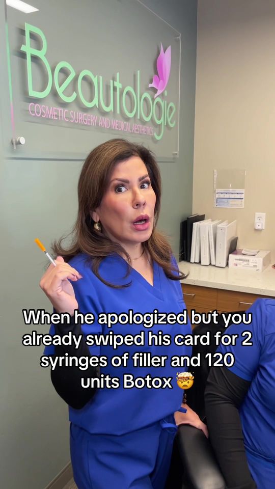 Video by Dr. James Knoetgen, III: Oops... ask for forgiveness later! 😜 📲 Call us today to book your medical aesthetics treatment!…