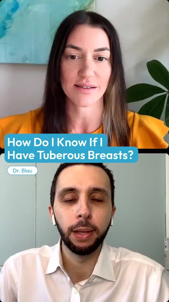 Video by Dr. Jared Blau: Tuberous breast shape refers to a siuation where the breast hasnt been allowed to expand fully an…