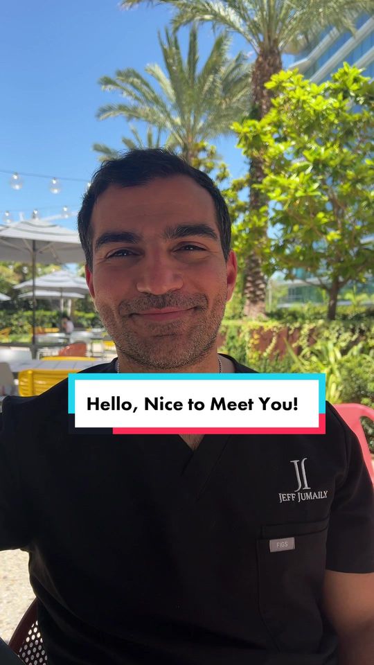 Video by Dr. Jeffrey Jumaily: Hello to all of my new followers on Tiktok! Excited to meet everyone. Have questions? Drop them b…