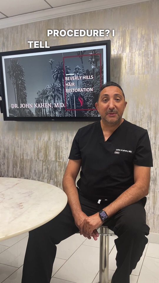 Video by Dr. John Kahen: I do my best to give you a pain-free and enjoyable experience.. all while giving you HAIR! 😀